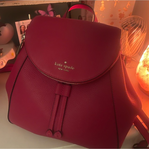Pink Kate spade leather backpack - Picture 2 of 6